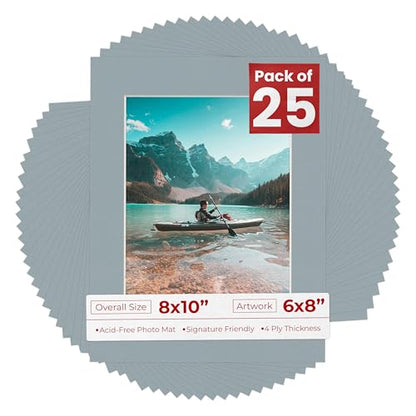 6x8 Mat for 8x10 Frame (25 Count)