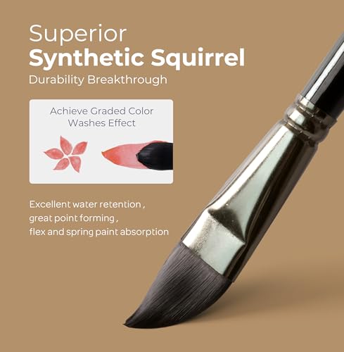 Watercolor Brushes Professional (24 Count)
