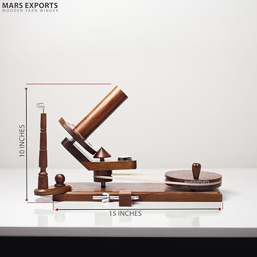 Wooden Yarn Winder with Swift