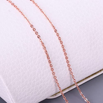 80ft Necklace Chains Jewelry Making Chain Link Rolls Bulk 2mm (80 Foot)