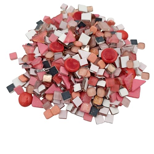 1.1LB Mixed Color Irregular Crystal Mosaic Tiles (17.637 Ounce)