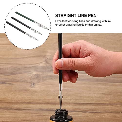 3pcs Adjustable Straight Line Pen