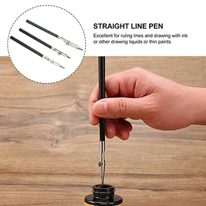 3pcs Adjustable Straight Line Pen