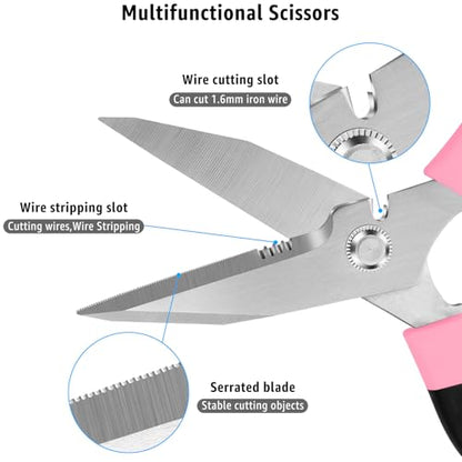 Utility Scissors All Purpose heavy duty 8