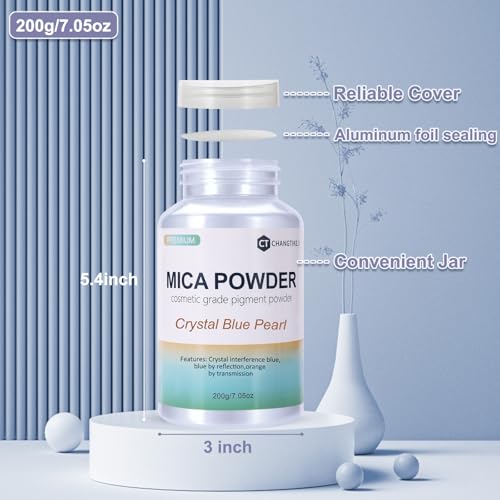 Mica Powder 7.05OZ（200g） (7.0548 Ounce)