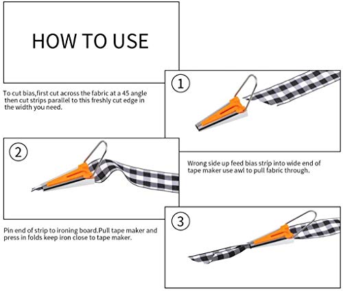 Bias Tape Makers Kit of 5 Sizes 1