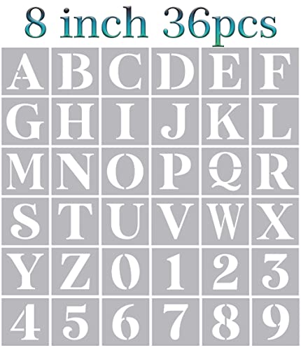 Letter Stencils for Painting 8" Alphabet Stencils