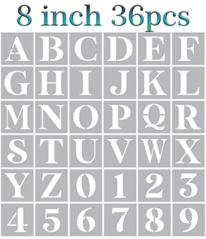 Letter Stencils for Painting 8" Alphabet Stencils
