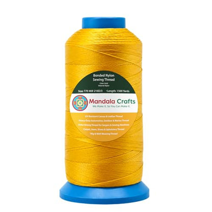 Size 69 210D T70 Gold Bonded Nylon Thread (4500 Foot )