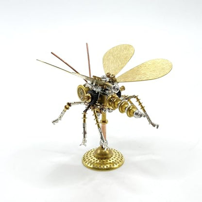 Steampunk Mechanical Insect Butterfly 3D Metal Puzzle Model Kits for Adults 150+ Parts Stunning Desk Decor Christmas & Birthday Gift for Men Adults Hobbyists