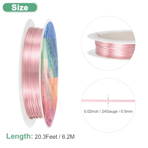 0.5 mm 24 Gauge Copper Wire for Jewelry Making