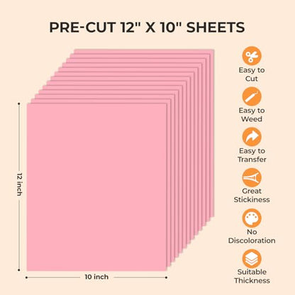Baby Pink Heat Transfer Vinyl