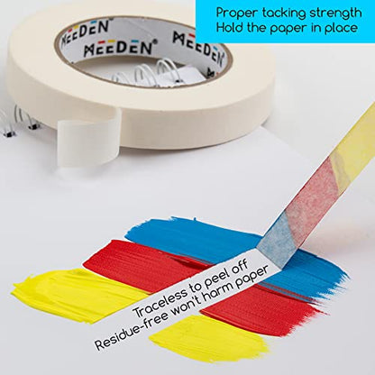 5 Packs White Artist Tape (5 Count)