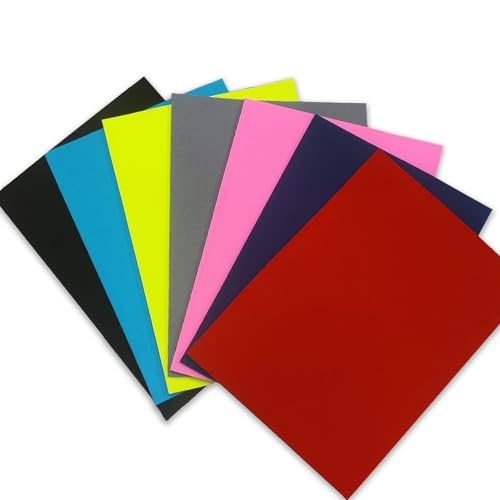 Neoprene Fabric Assortment Sample Patch Sheet Packs for Sewing Material Wetsuit Repair