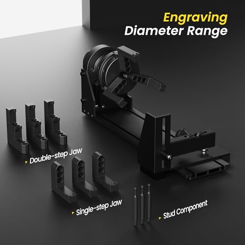 Laser Engraver Ray5 10000mW Engraver Machine DIY CNC Laser Cutter Tool for Metal Glass Wood Working Area 15.7 "x15.7" with Air Assist Rotary Roller Kit Laser