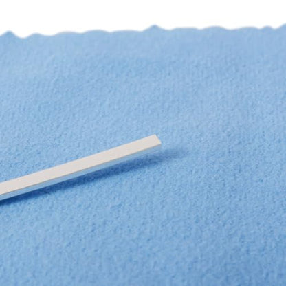 1pc 925 Sterling Silver Flat Wire 3x1mm Rectangle Bezel Strip 0.3 Feet Dead Soft Metal Wire with 1pc Cleaning Cloth for Stone Cabochon Rings Bangles Jewelry Making