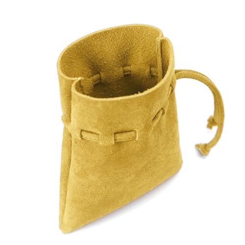Medieval Drawstring Coin Pouch Bag