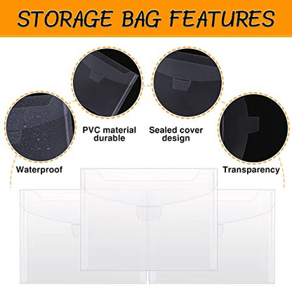 80 Pack Stamp and Die Storage Bag with Magnetic Sheets (80 Count)