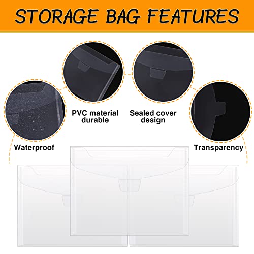 40 Pack Stamp and Die Storage Bag with Magnetic Sheets (40 Count)
