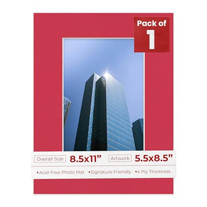 5.5x8.5 Mat for 8.5x11 Frame