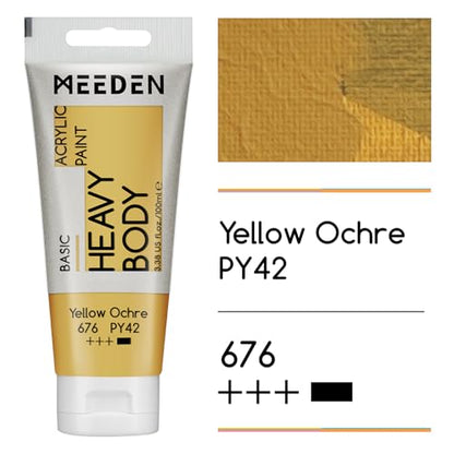 Acrylic Paint Yellow Ochre (6.76 Fl Oz)