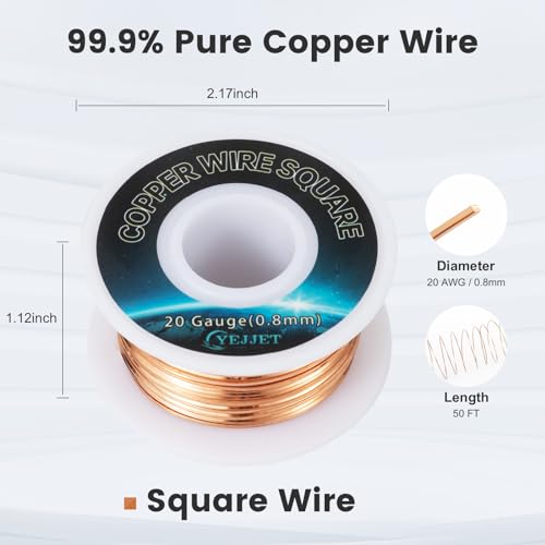 20 AWG Square Copper Wire