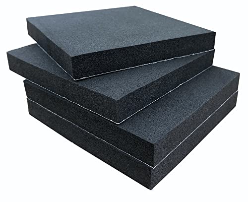 8 Pcs Foam Padding Sheet with Adhesive 4"x4"x1