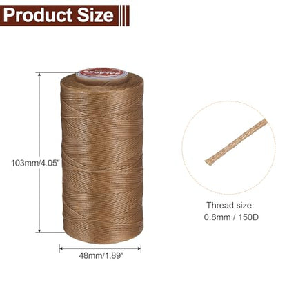 Flat Leather Sewing Waxed Thread