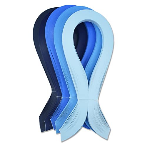 Blue Quilling Paper Strips for Craft Work