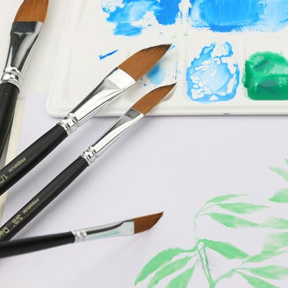 Watercolor Dagger Brush Set (4 Count)