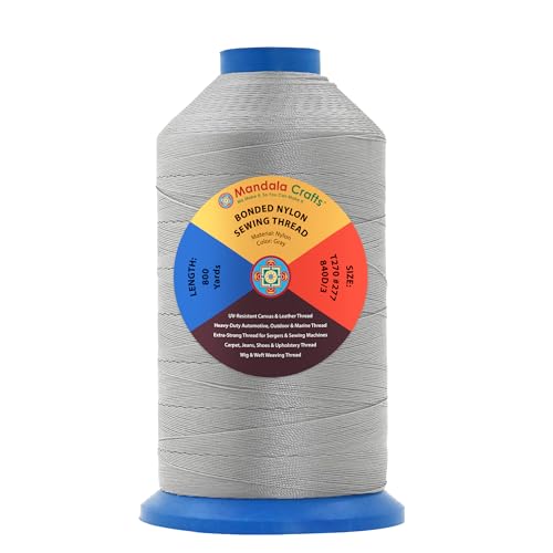 Size 277 840D T270 Gray Bonded Nylon Thread
