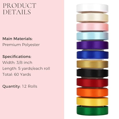 Wine Red Satin Ribbon 3