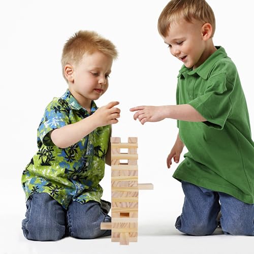 Tic Tac Toe & Tumble Tower Blocks Tables Game Set