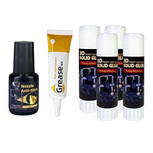 Essential 3D Printing Accessories Kit Includes 3D Printer Glue Sticks Adhesive for Hot Bed