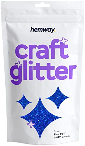 Craft Glitter Sapphire Blue Holographic 100g Fine Glitter (3.5 Ounce)