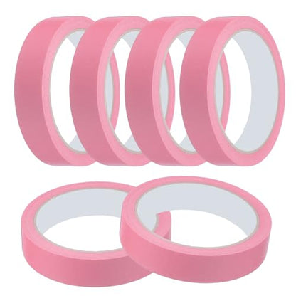 Masking Tape 0.8 Inch x 21 Yard Painter's Tape Pink Paint Tapes for DIY Crafts Arts Drawing Decoration Labeling Car Painting Artist Teachers