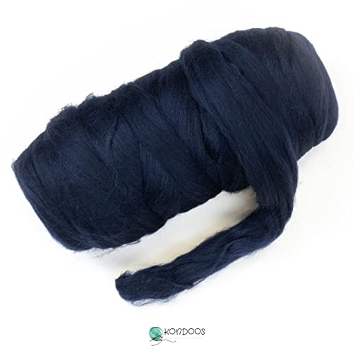 Colored Natural Wool roving (16 Ounce)