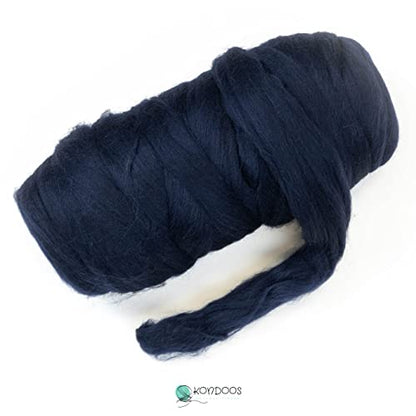 Colored Natural Wool roving (16 Ounce)