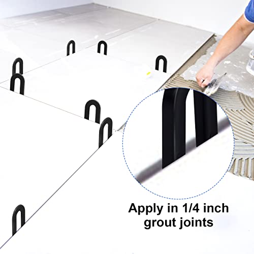 300 Pcs Horseshoe Shims U Shape Plastic Shims Tile Spacers 1