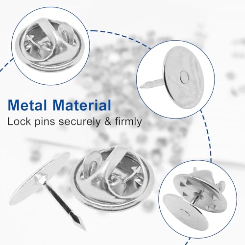 50 Set Pin Backs (50 Count)