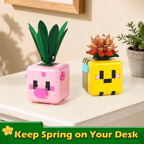 Botanicals Plants Building Blocks Toy (468 Count)