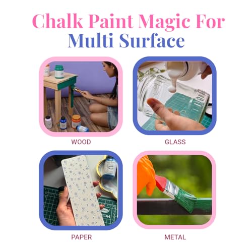 Chalk Paint Bright Orange 16 fl oz 500 ml (16 Fl Oz)