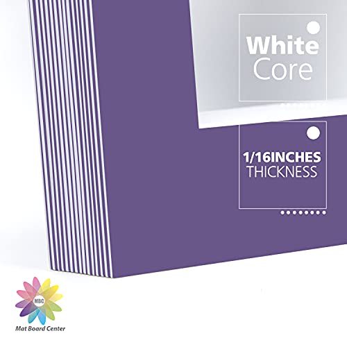 Mat Board Center 10 Pack 11x14 Photo Mats for 8x10 Picture (10 Count)
