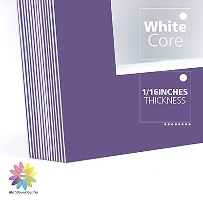 Mat Board Center 10 Pack 11x14 Photo Mats for 8x10 Picture (10 Count)