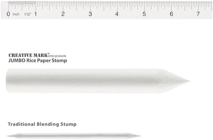 Creative Mark Blending Stumps - Perfect Art Set for Charcoal, Pencils, Pastels - Ideal for Artists and Designers - Solid Double [Set of 6]