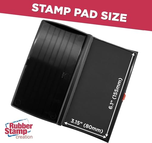 Large Premium Black Ink Stamp Pad