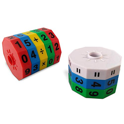 Original Math Spin Educational Travel Edition for Kids with Numbers & Arithmetic Operations