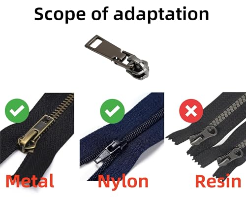 Metal Zipper Repair Kit for Jackets