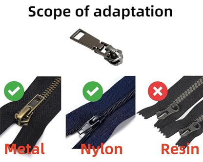 Metal Zipper Repair Kit for Jackets