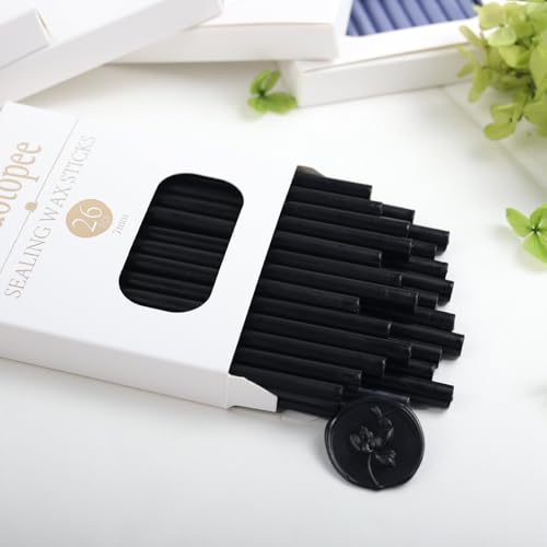 52pcs Black Sealing Wax Sticks